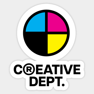 Creative Dept. CMYK Sticker